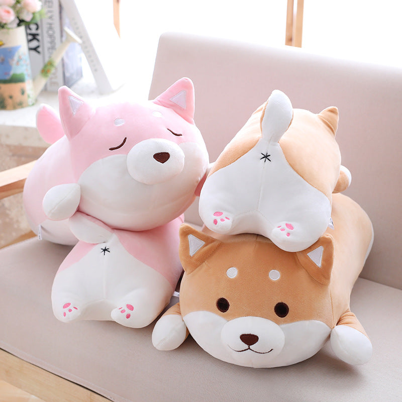 Απαλό Λούτρινο Shiba Inu — Μαξιλάρι & Φίλος Αγκαλιάς για Μικρά Παιδιά